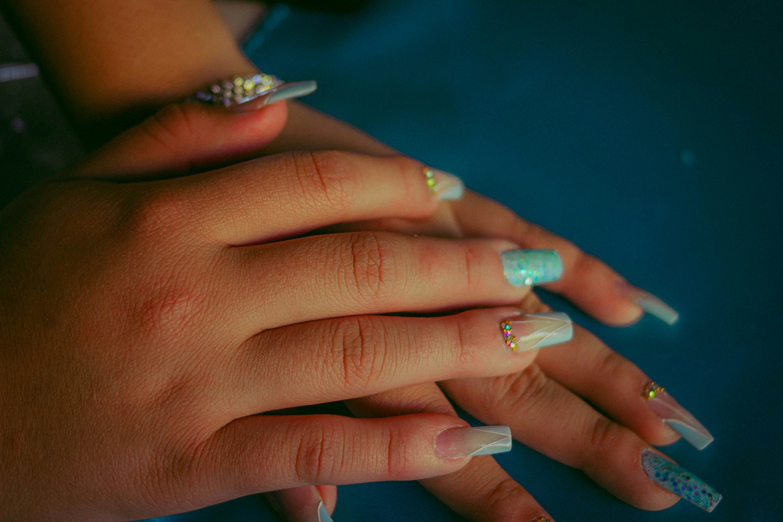 Elegant manicured nails
